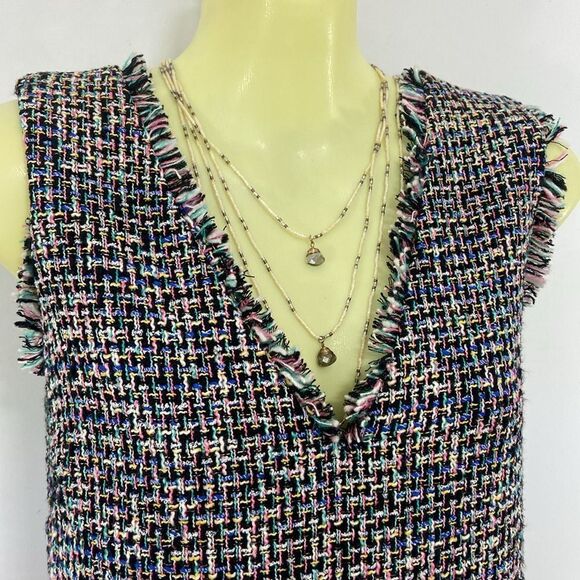 J Crew J.Crew Dress Multi Color Tweed Size 8 NWOT - Picture 2 of 8